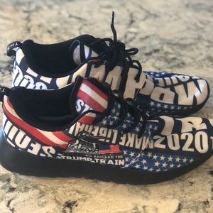 Donald Trump train shoes